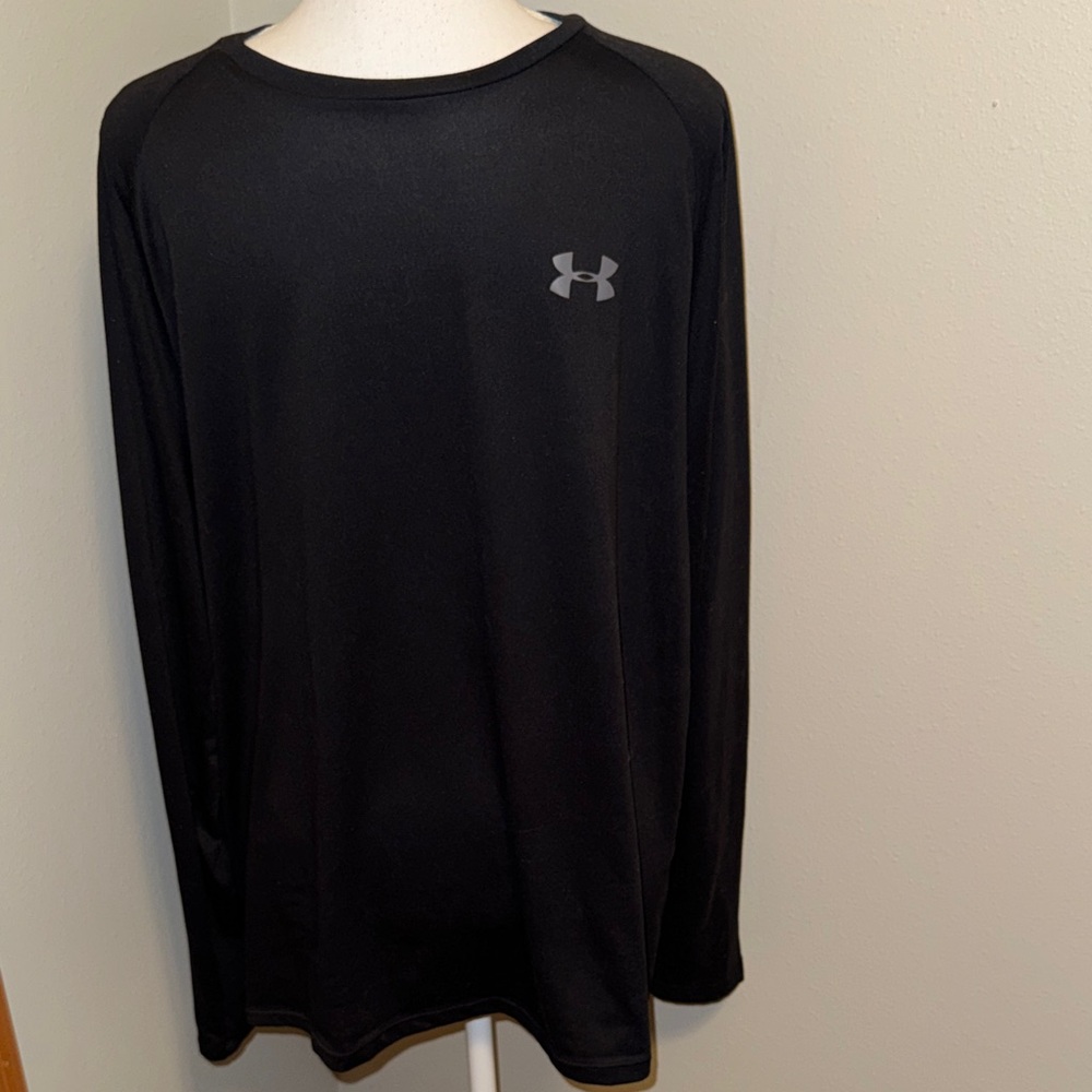Under Armour Men’s Black Long-Sleeve Shirt - Medium